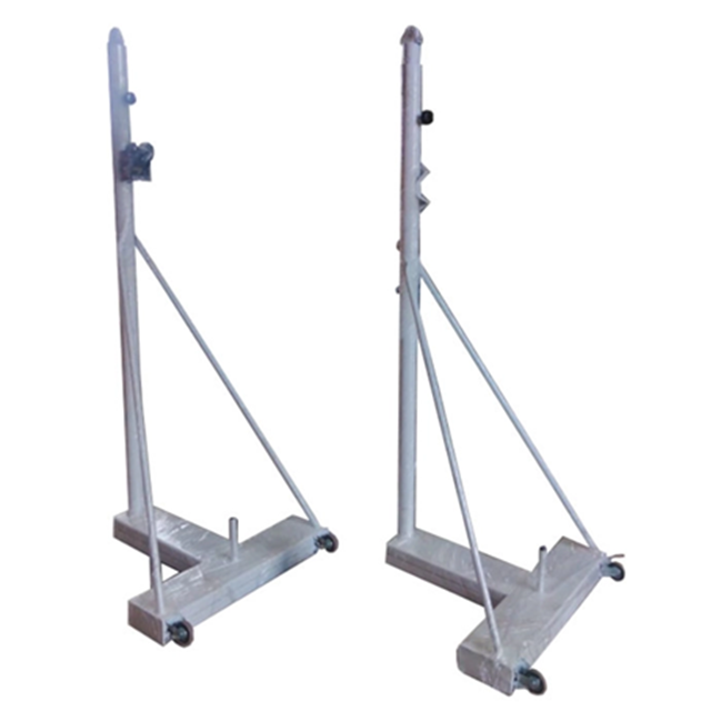 Postes de voleibol movibles ajustable (fierro tubo 3” *2mm, pintura p)