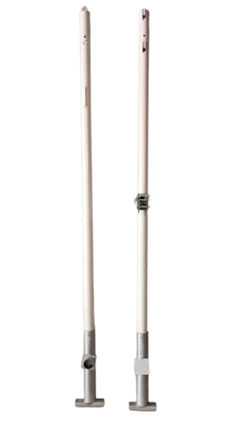 Postes voleibol/poner y sacar (Fierro redondo 2” *2mm/)