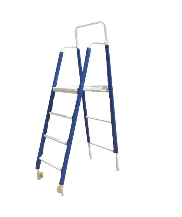 Silla/soporte portátil de acero para árbitro de voleibol de 2 m en venta