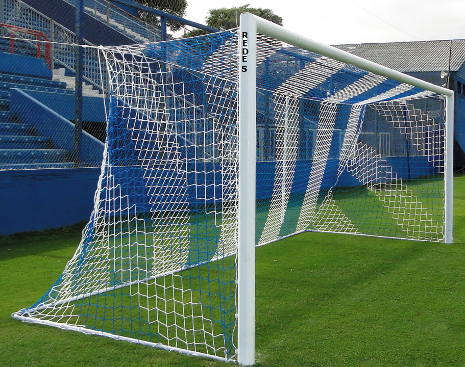 PAR RED FUTBOL CAJON ALEMANA BICOLOR (Nylon perlón 6mm/ filtro uv220)